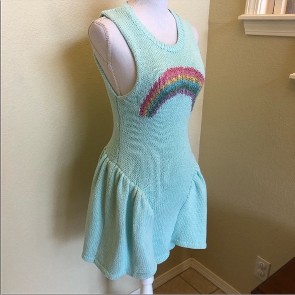 Wildfox White Label Rainbow Knit Dress - Picture 4 of 8